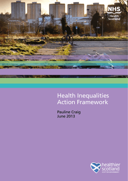 Health Inequalities Action Framework