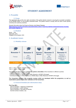 Student agreement template
