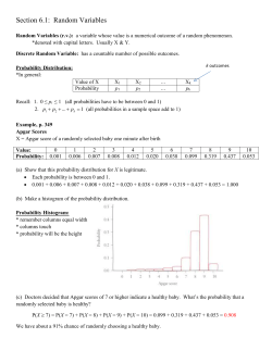Random Variables