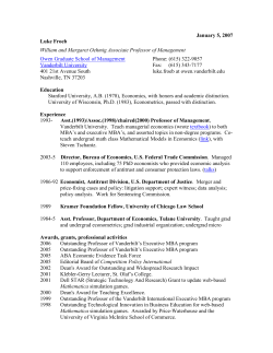 Luke Froeb - owen.vanderbilt.edu