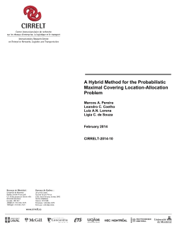 A Hybrid Method for the Probabilistic Maximal Covering