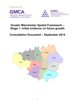 Greater Manchester Spatial Framework