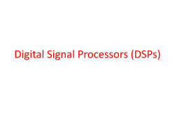 advanced processor architectures and memory organisation