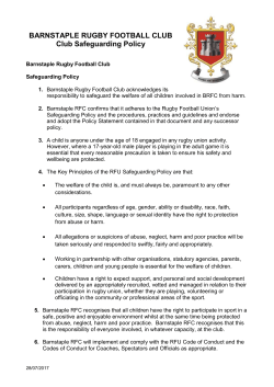 - Barnstaple RFC