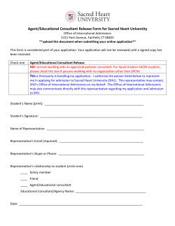 Agent/Educational Consultant Release Form