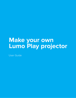 Make your own Lumo Play projector