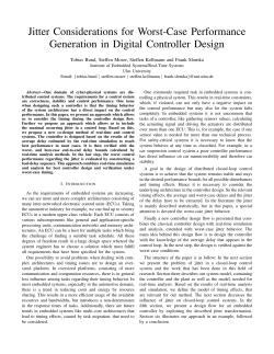 Jitter Considerations for Worst-Case Performance Generation in