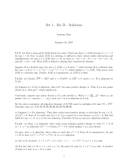 Set 1 - Ma 5b