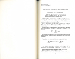 PELL CONICS AND QUADRATIC RECIPROCITY Proposition 1.1