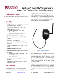 Resensys_SenSpot_HumidityTemp