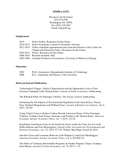 linn cv - Resources for the Future