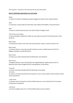 31st aug show - well done to all! stay tuned for the next show date