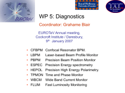 (middle 2007) Report on beam tests