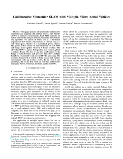 Collaborative Monocular SLAM with Multiple Micro Aerial Vehicles