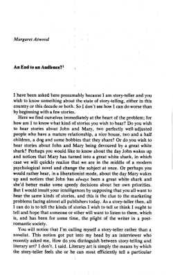 An End to an Auclk!nce?l - DalSpace