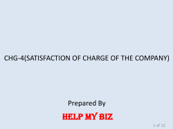 CHG-4 (Charge Satisfaction)