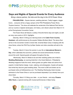 Days and Nights of Special Events for Every