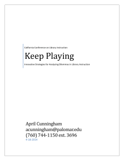 Keep Playing - WordPress.com