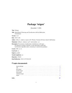 Package `teigen`