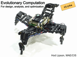 Evolutionary Computation