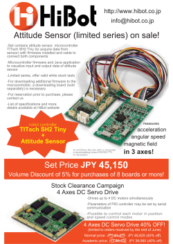 Set Price JPY 45150 Attitude Sensor (limited series) on sale!