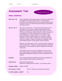 AT14 Home Conditions - Questionnaire Page 1 of 5 &copy; Copyright