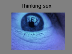 Thinking sex