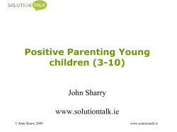 Positive Parenting Young children (3-10)