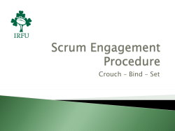 Crouch &ndash; Bind &ndash; Set