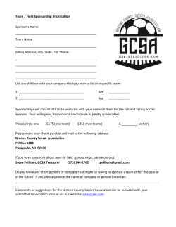 DOC - Greene County Soccer Association