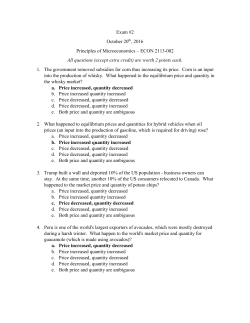 Exam #2 October 20th, 2016 Principles of