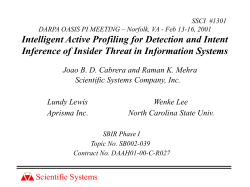 Distinguishing attacks from faults.
