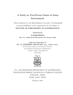 A Study on Two-Person Games in Fuzzy Environment
