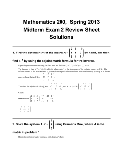 exam 2 review sheet solutions.nb