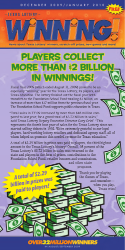 players collect more than $2 billion in winnings!