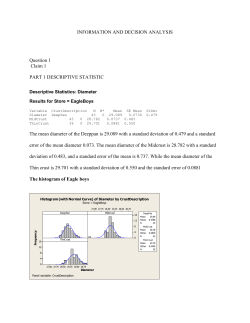 information and decision analysis