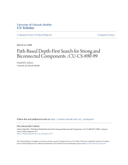 Path-Based Depth-First Search for Strong and