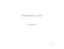 Propositional Logic