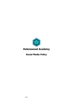 Model social media policy for schools