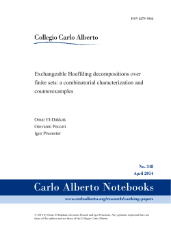Exchangeable Hoeffding decompositions over finite sets: a