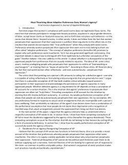 penultimate must theorizing about APs deny women`s agency v02