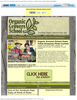 Enter to Win Two Free Tickets to the First Annual Harvest Conference!