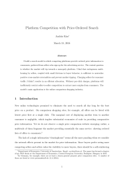 Platform Competition with Price-Ordered Search