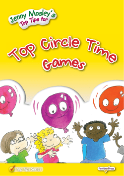 Top Tips for Top Circle Time Games.indd