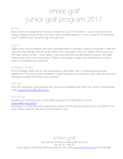 entire golf junior golf program 2017