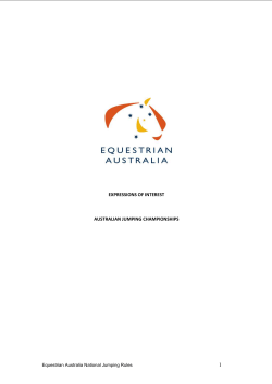 Event Director - Equestrian Australia