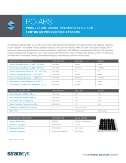 PC-ABS - Stratasys Direct Manufacturing