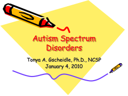 Autism Spectrum Disorders