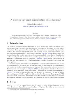 A Note on the Tight Simplification of Mechanisms