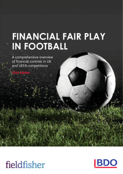 financial fair play in football